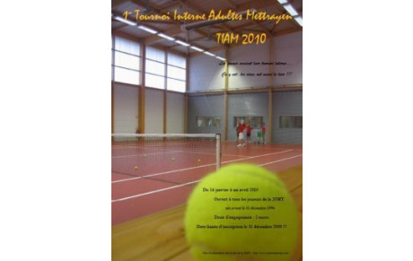 PREMIER TOURNOI INTERNE ADULTES METTRAYEN
