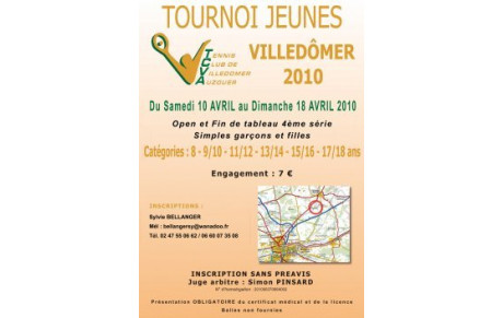 TOURNOI JEUNES DE NOS AMIS DE VILLEDÔMER